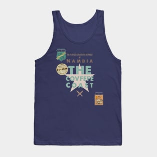 Covfefe Coast Badges - Midnight in Nambia colour Tank Top